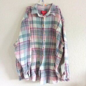 VENEZIA JEANS FLANNEL BUTTON DOWN